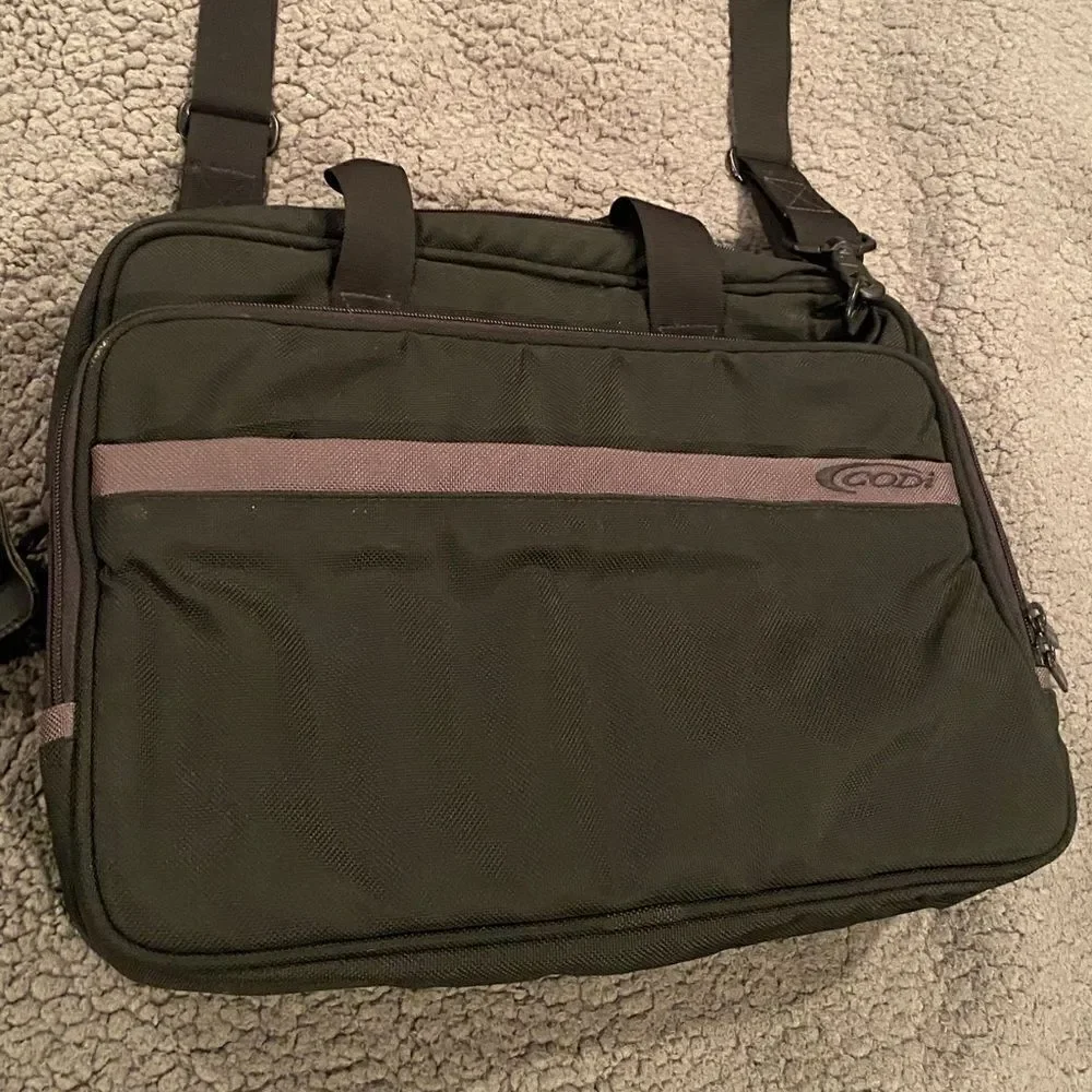 CODI Black Messenger Laptop Bag Made in the USA 🇺🇸
